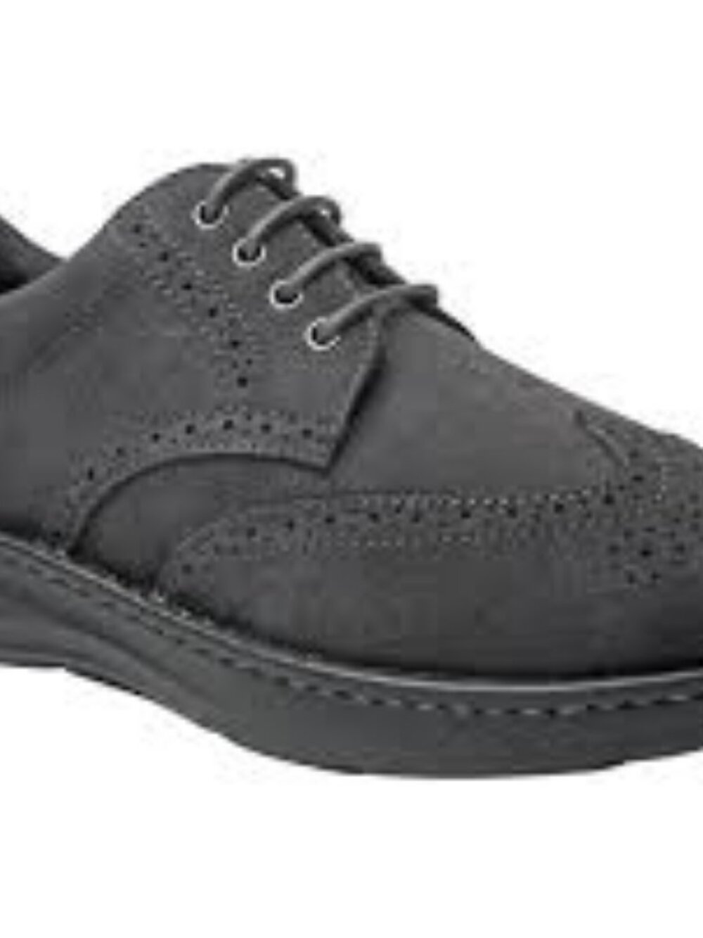 Drew  Men's Delaware Wingtip Shoe, Grey Suede Men Sizes   NIB